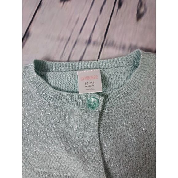 Gymboree Cardigan Sweater Girls 18-24M Blue* - Picture 3 of 6